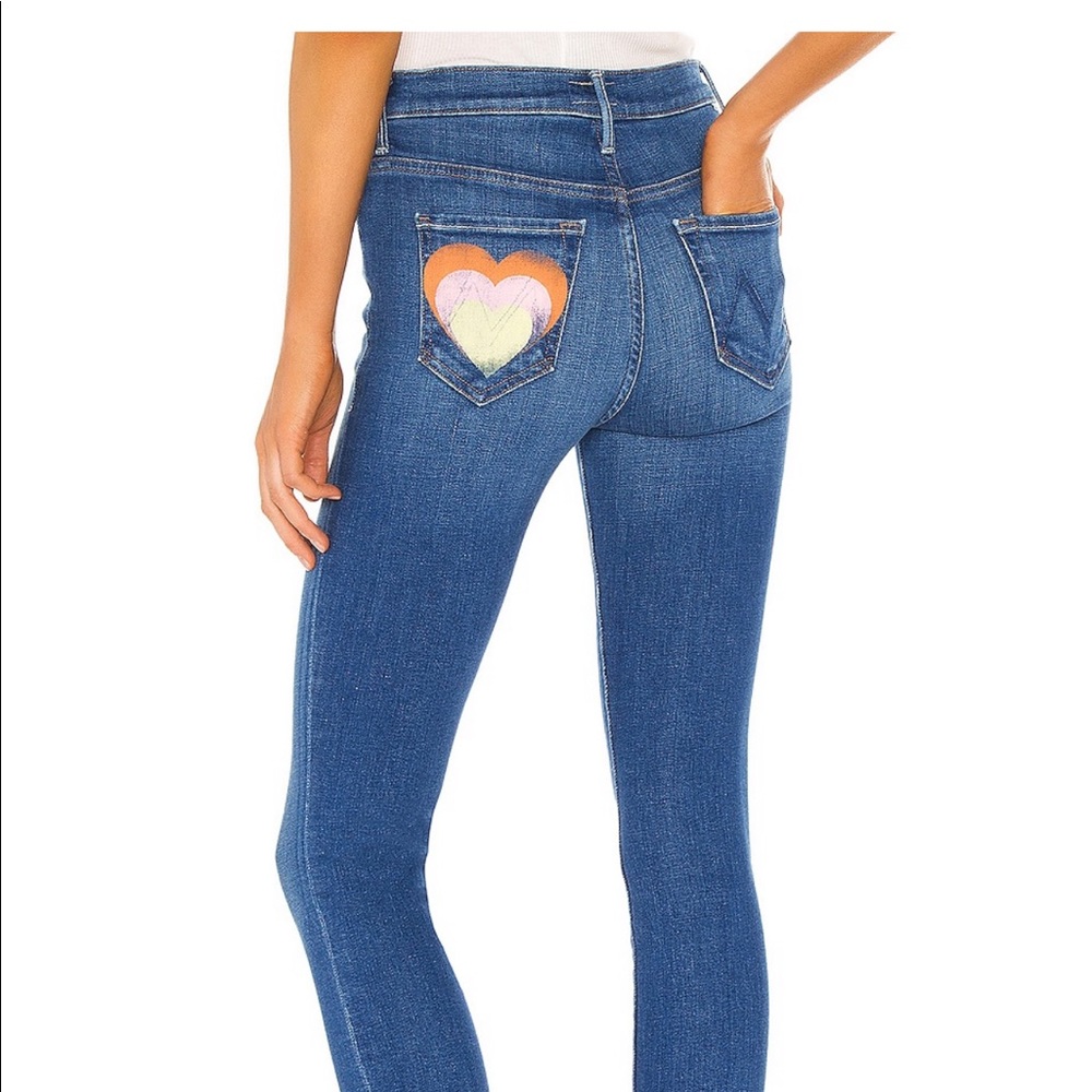 Mother’s Super Stunner Skinny Jeans-Double Vision
